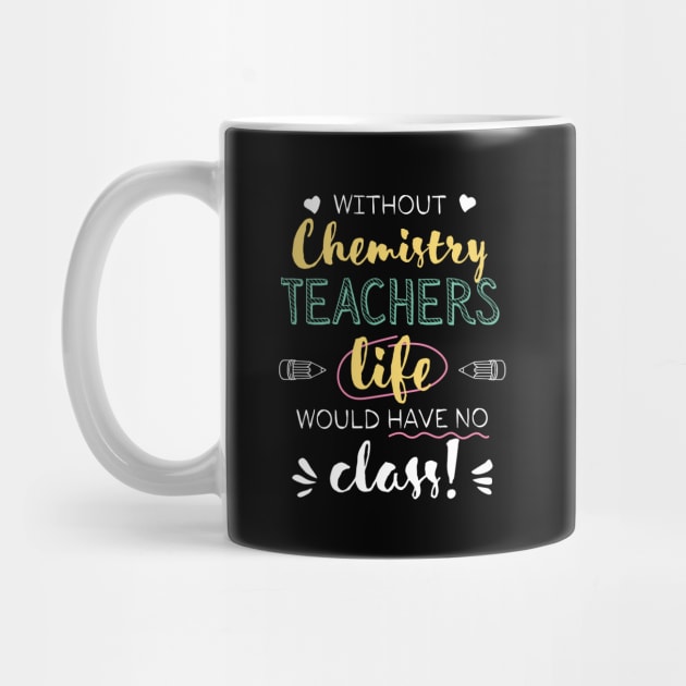 Without Chemistry Teachers Gift Idea - Funny Quote - No Class by BetterManufaktur